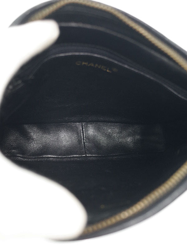 Chanel Matelasse Chain Shoulder Bag Black