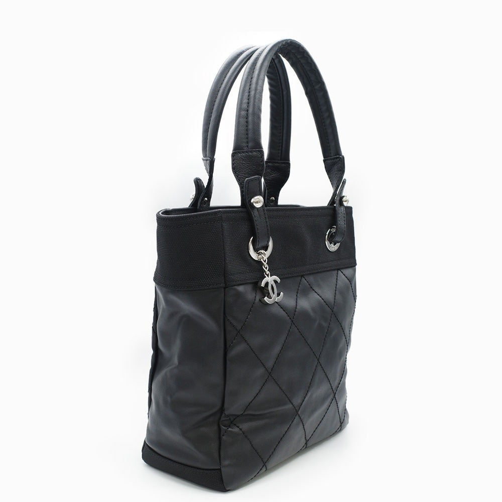 Chanel Paris Biarritz Small Tote Bag Black