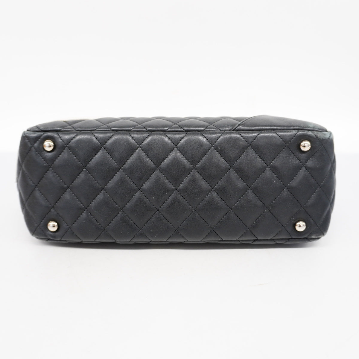 Chanel Handbag Cambon Line Leather Black