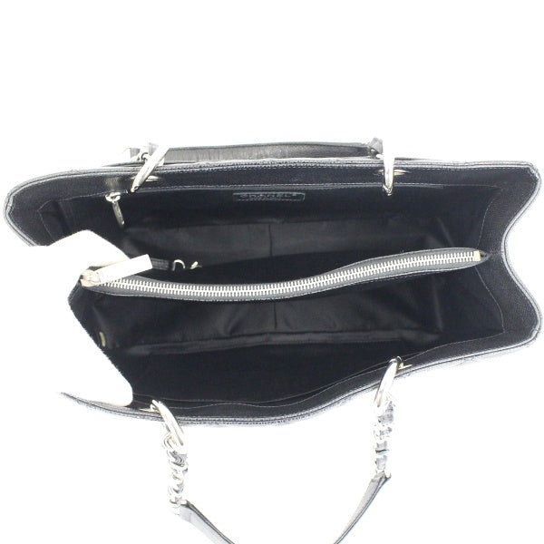 Chanel Chain Tote Bag Caviar Skin Black