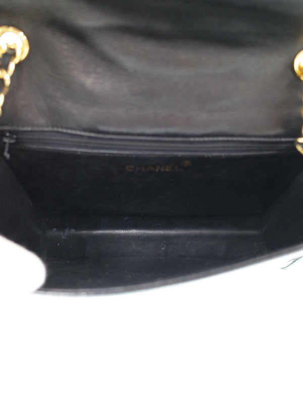 Chanel Matelasse Chain Shoulder Bag Black