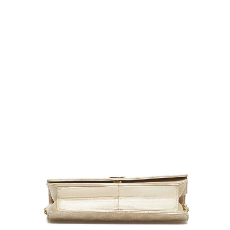 Chanel Coco Mark Chain Shoulder Bag Beige