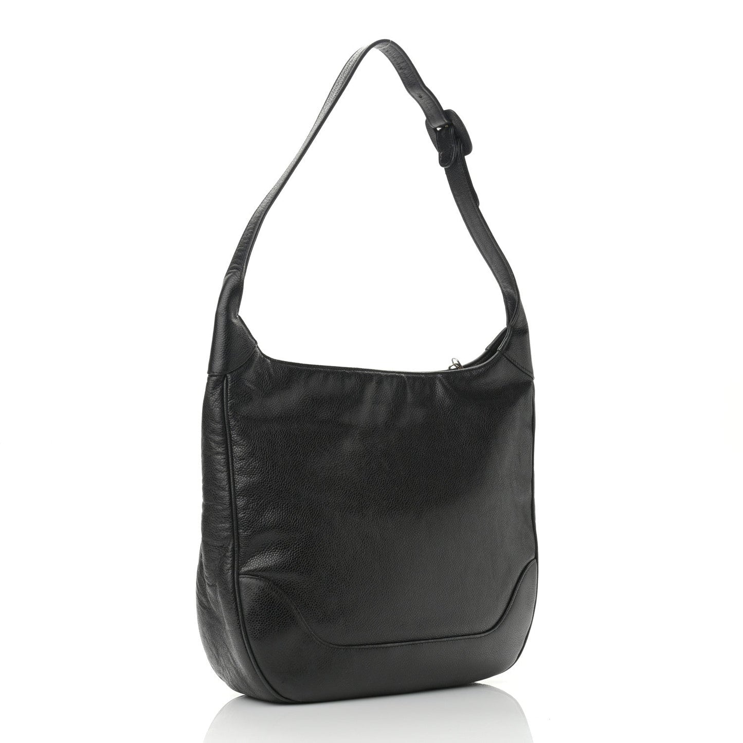 Chanel Caviar CC Hobo Black