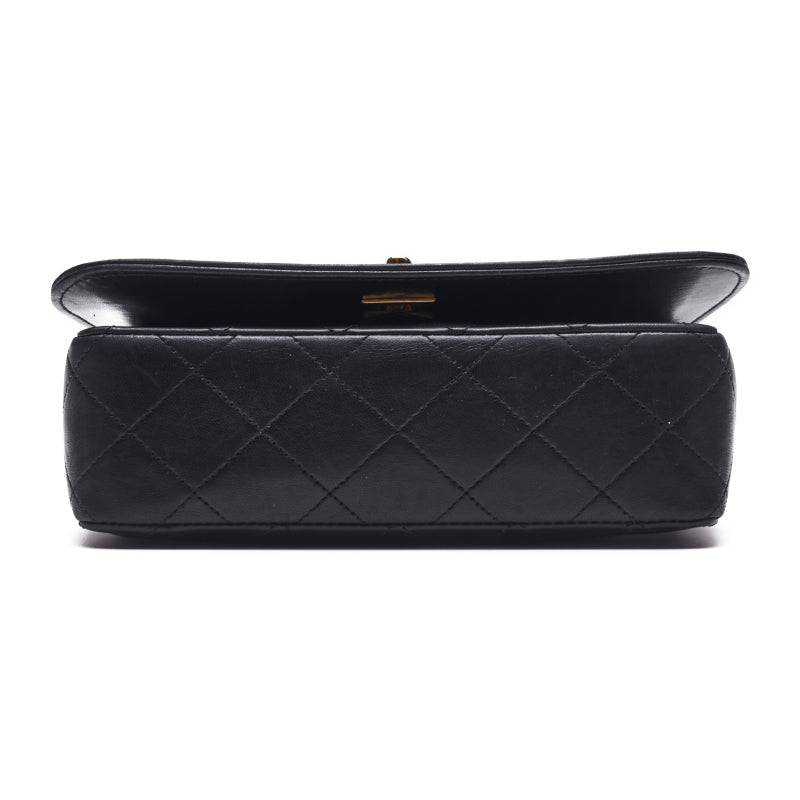 Chanel Matelass Chain Lambskin Gold Hardware Mini Shoulder Bag Black