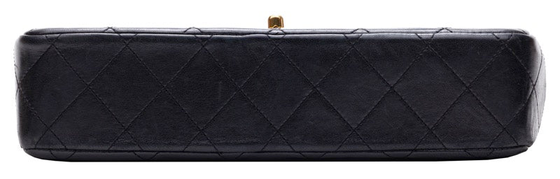 Chanel Matelasse Double Flap Chain Lambskin Black
