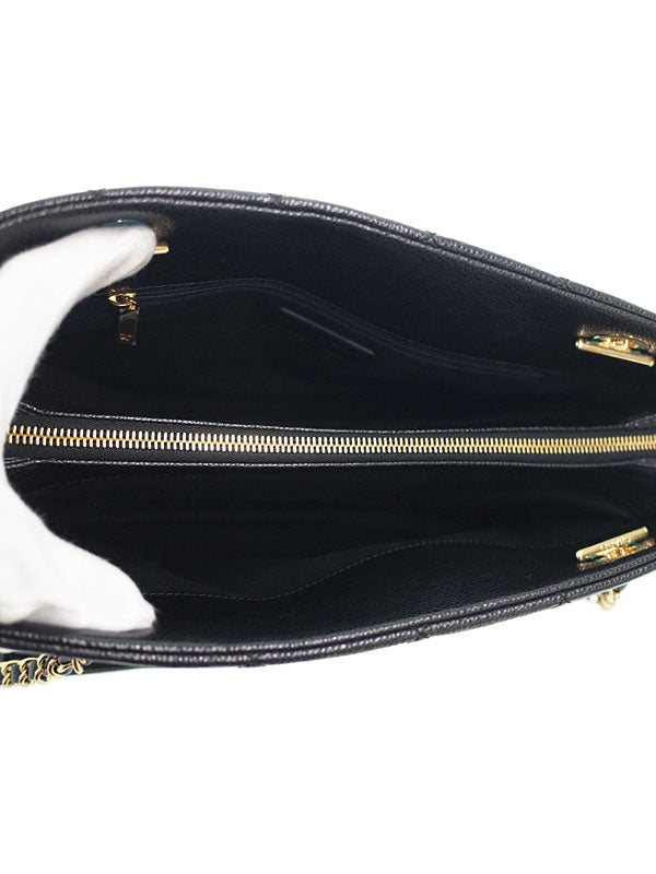Chanel Matelasse Chain Shoulder Bag Black