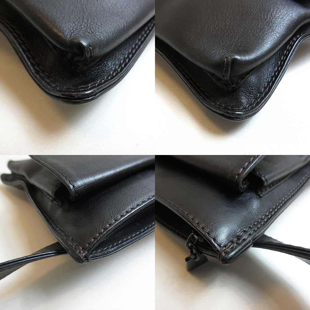 Chanel Leather Waist Pouch Black Classic Flap