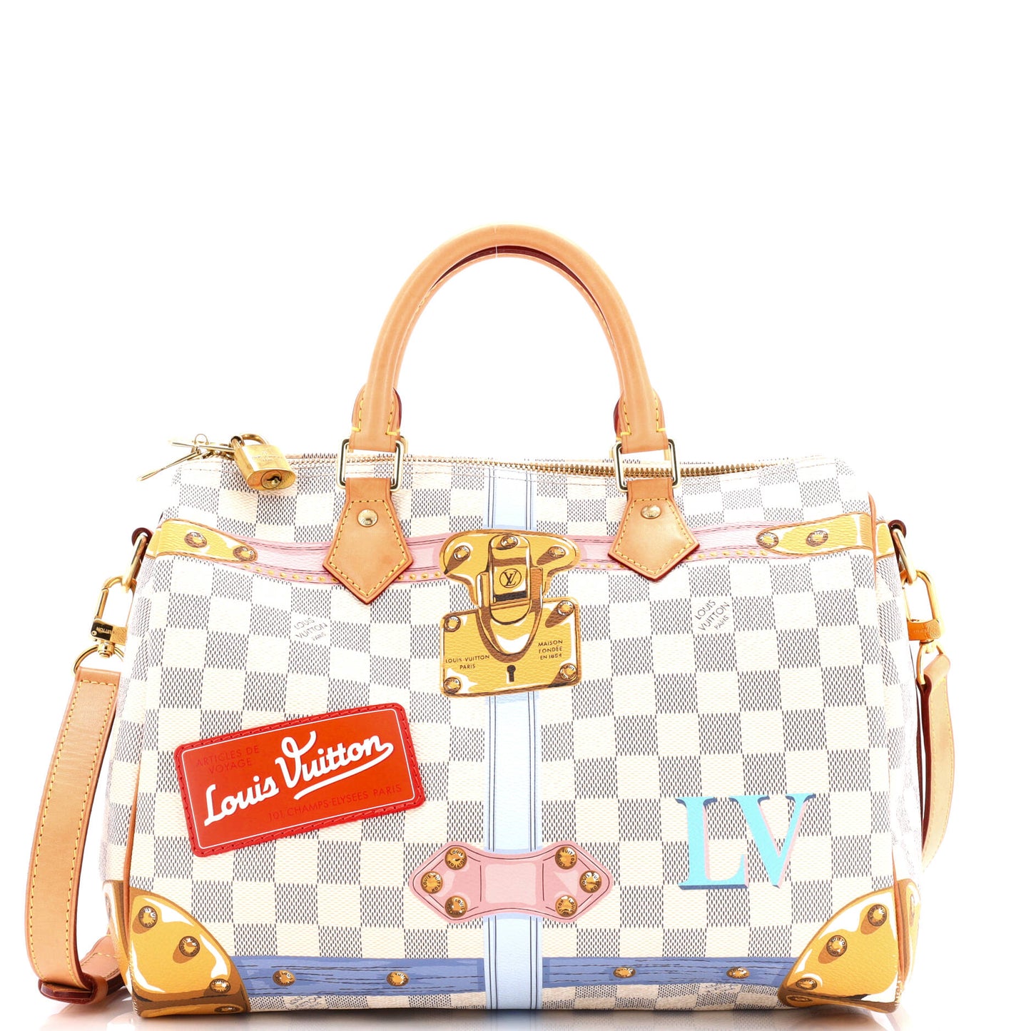 Louis Vuitton  Bandouliere Bag Limited Edition Damier Summer Trunks 30