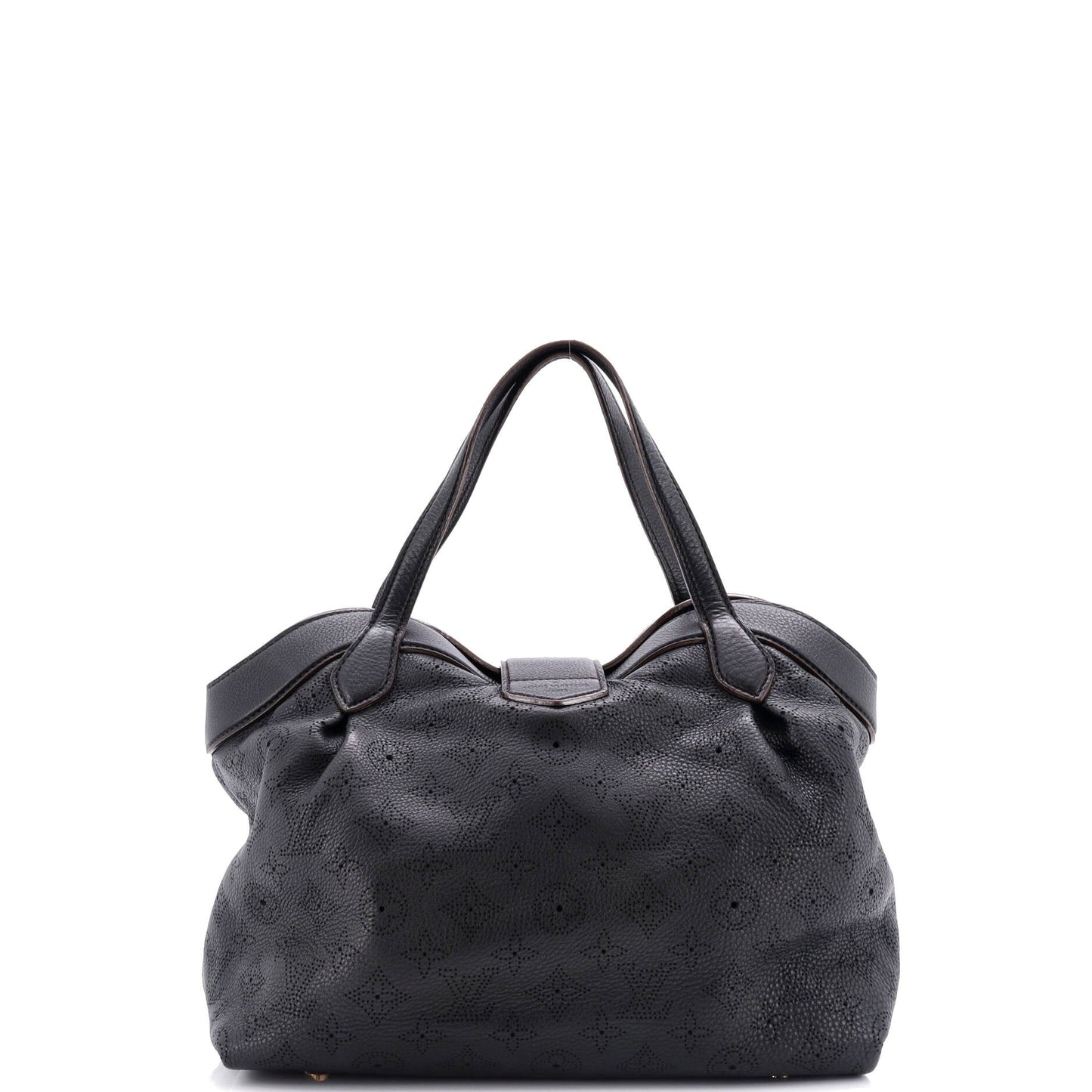 Louis Vuitton Cirrus Handbag Mahina Leather MM