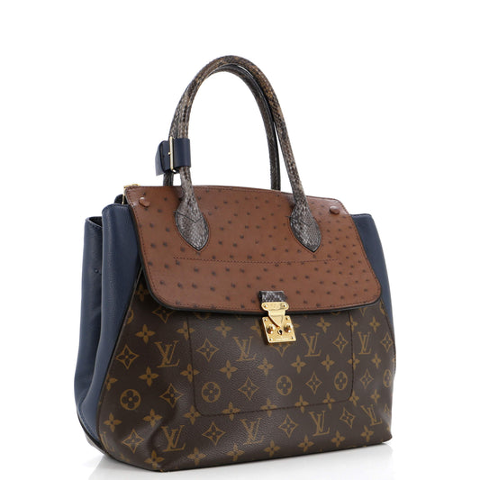 Louis Vuitton Majestueux Tote Monogram Canvas and Exotics MM