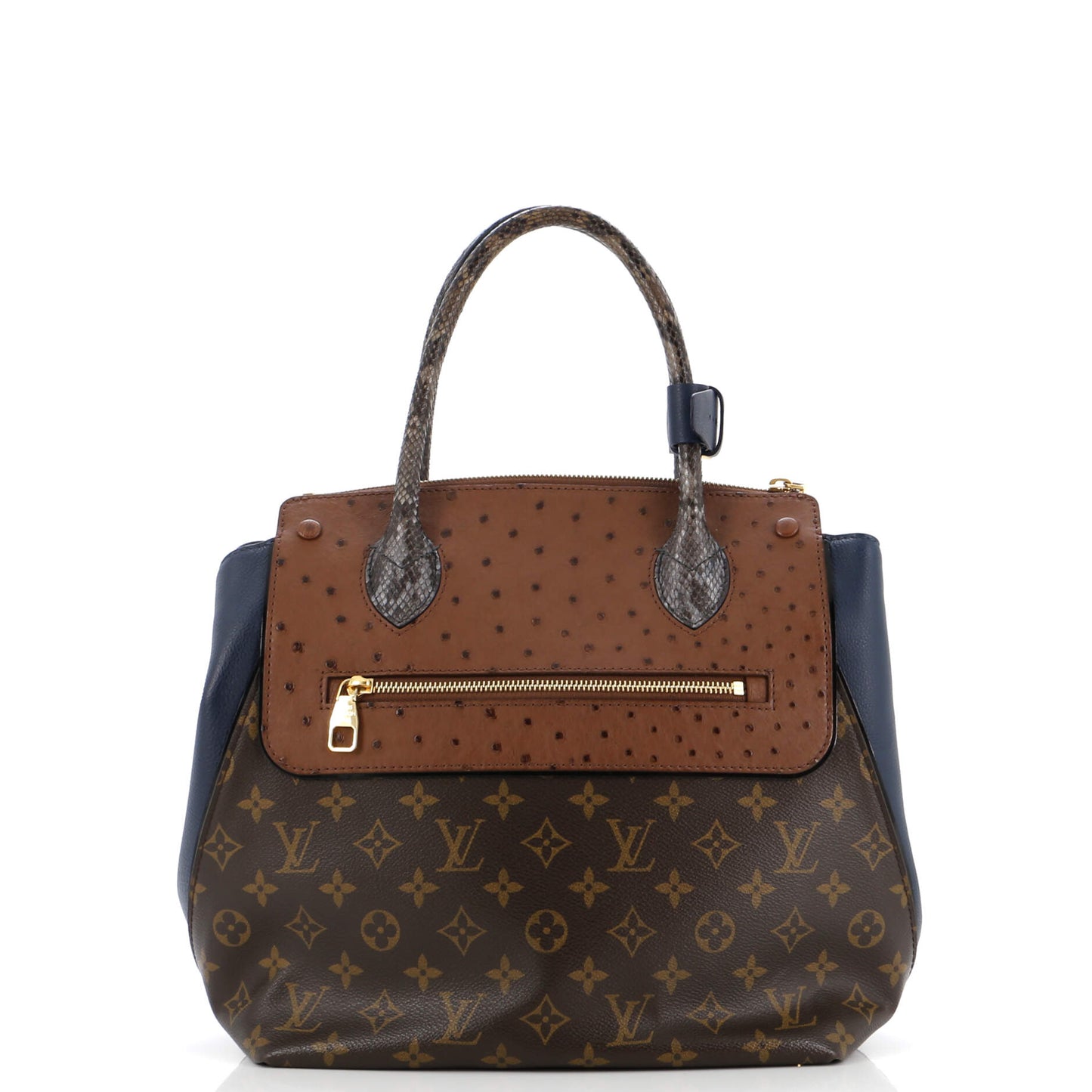 Louis Vuitton Majestueux Tote Monogram Canvas and Exotics MM