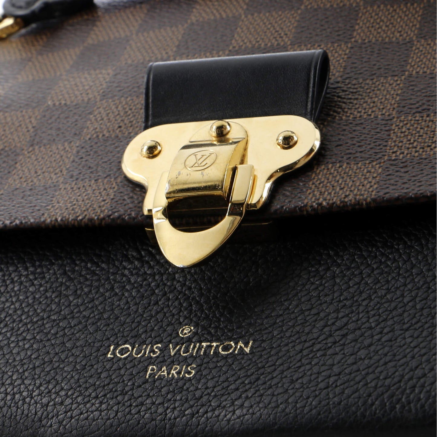 Louis Vuitton Vavin Handbag Damier with Leather PM