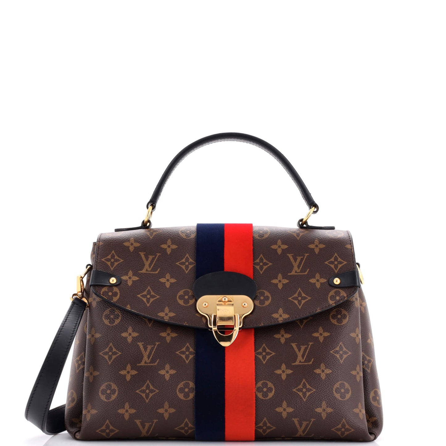 Louis Vuitton Georges Handbag Monogram Canvas MM