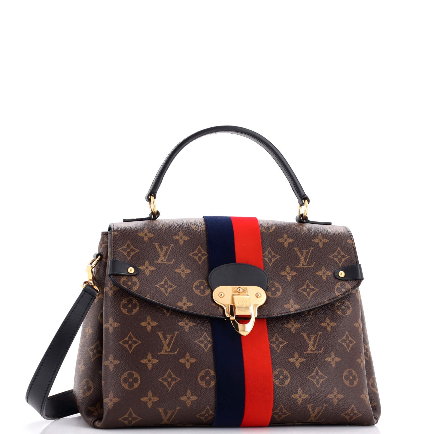 Louis Vuitton Georges Handbag Monogram Canvas MM
