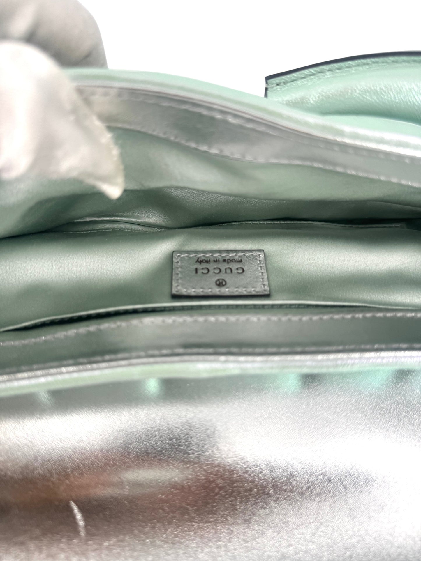 Gucci Horsebit Chain Shoulder Bag Vertical Quilted Leather Other Leather Shoulder Bag Bag ( )