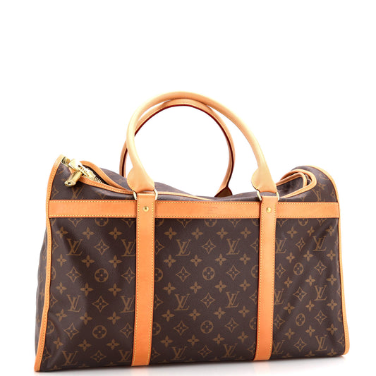 Louis Vuitton Dog Carrier Bag Monogram Canvas 50