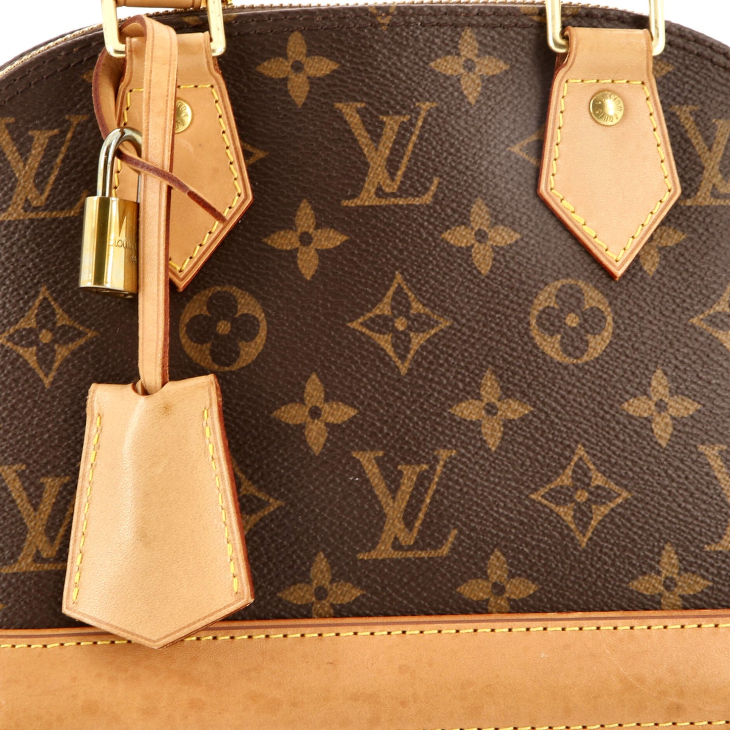 Louis Vuitton Alma Handbag Monogram Canvas BB