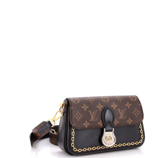 Louis Vuitton Neo Saint Cloud Shoulder Bag Monogram Canvas and Leather