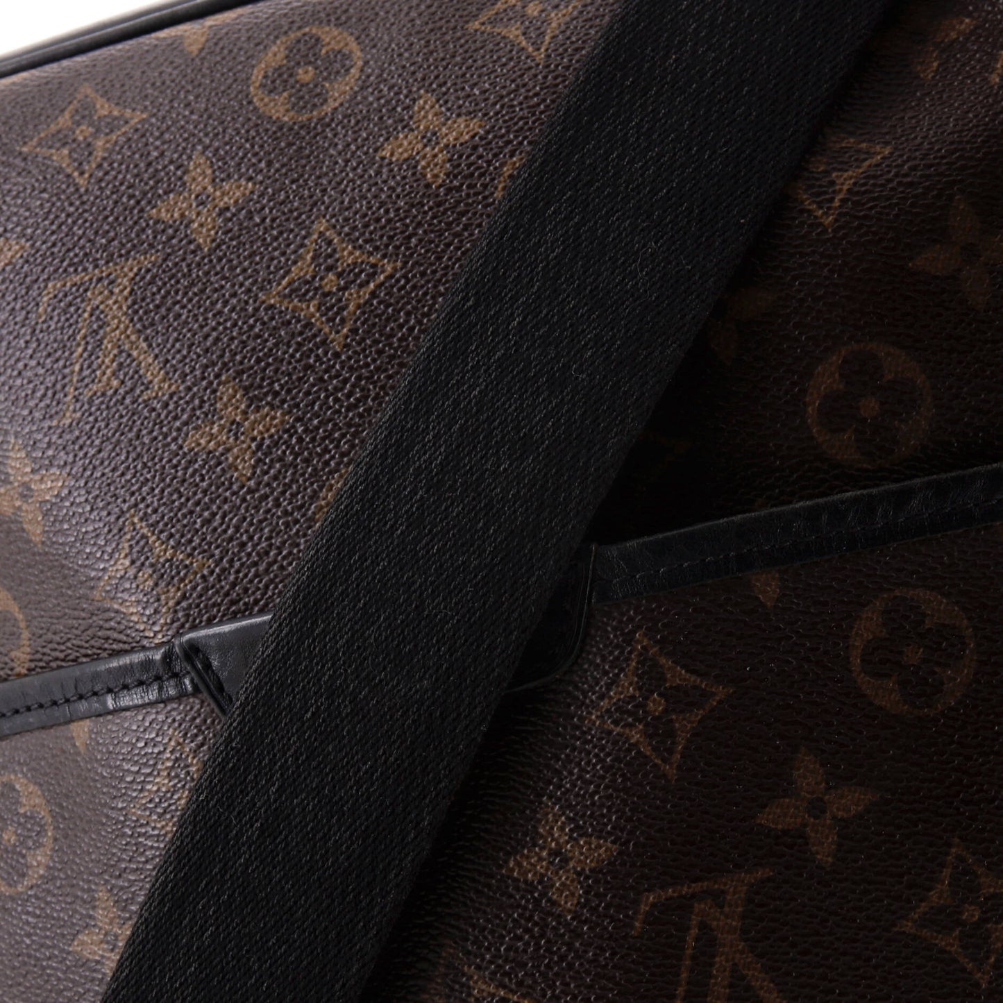 Louis Vuitton Bass Messenger Bag Macassar Monogram Canvas MM