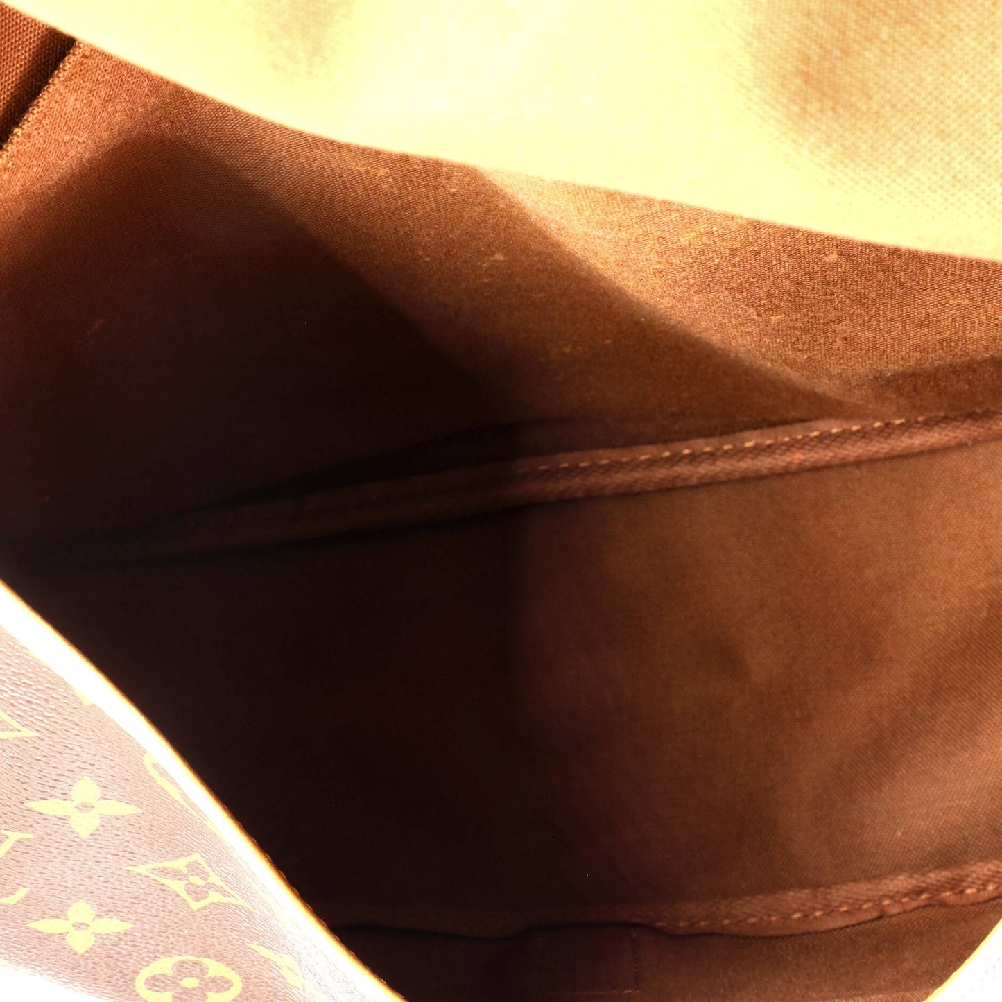 Louis Vuitton Saumur Handbag Monogram Canvas 35