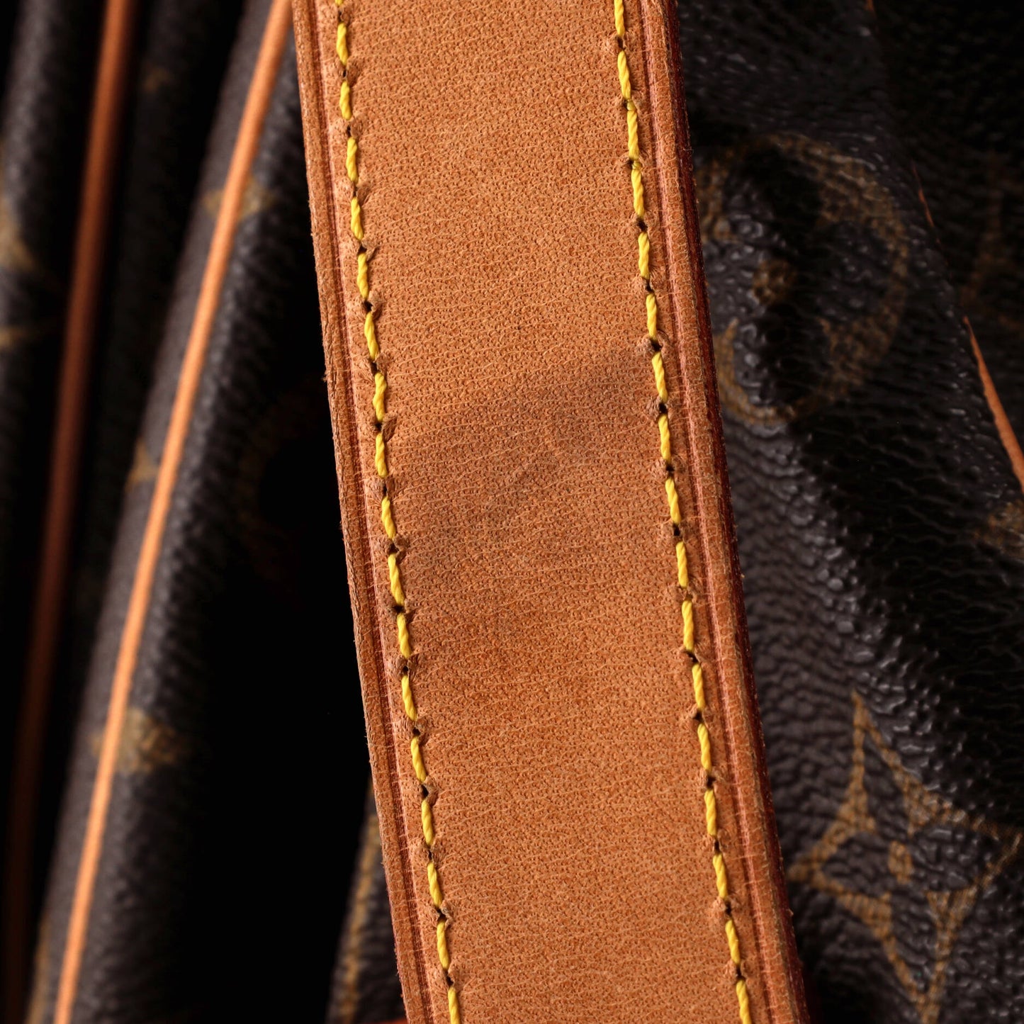 Louis Vuitton Saumur Handbag Monogram Canvas 35
