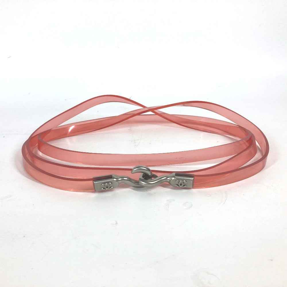 CHANEL belt Plastics pink 00C CC COCO Mark Women