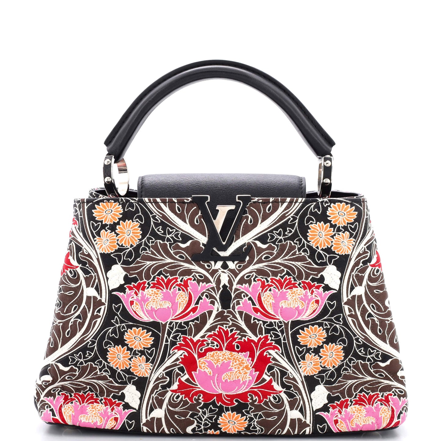Louis Vuitton Capucines Bag Printed Embossed Leather BB