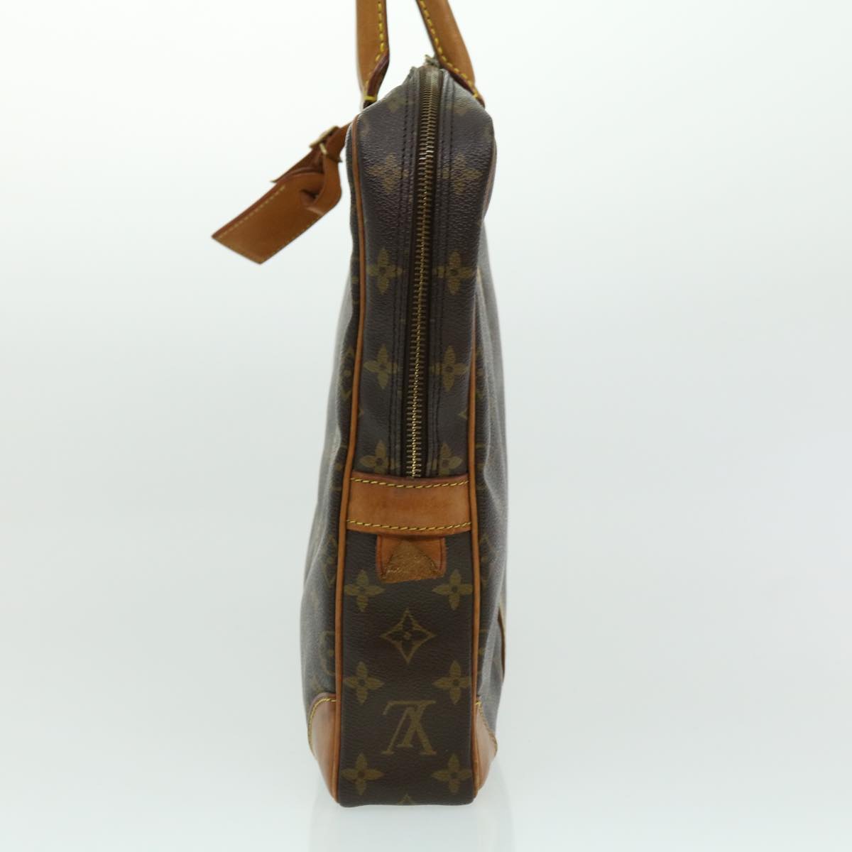 LOUIS VUITTON Monogram Porte Documents Voyage Hand Bag Auth