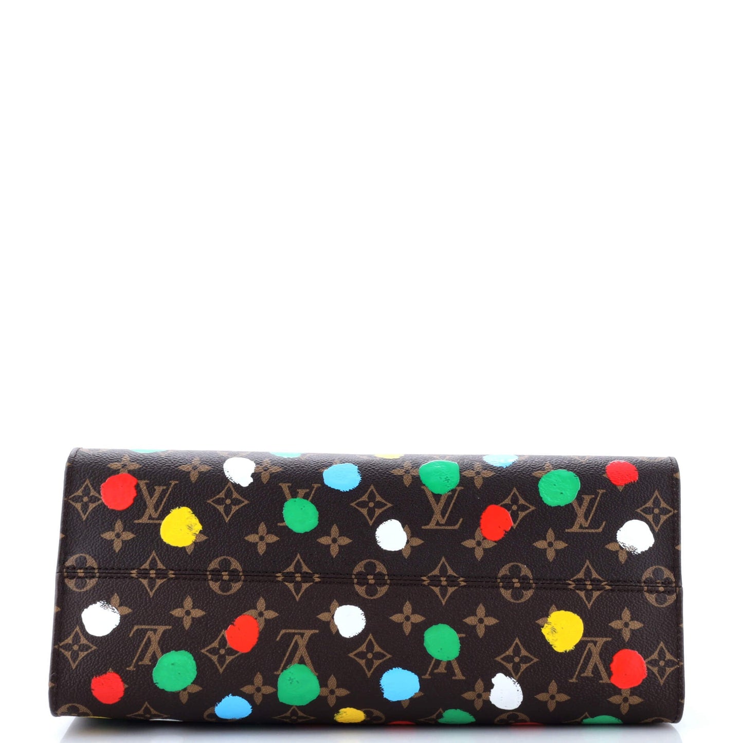 Louis Vuitton OnTheGo Tote Yayoi Kusama Painted Dots Monogram Canvas MM