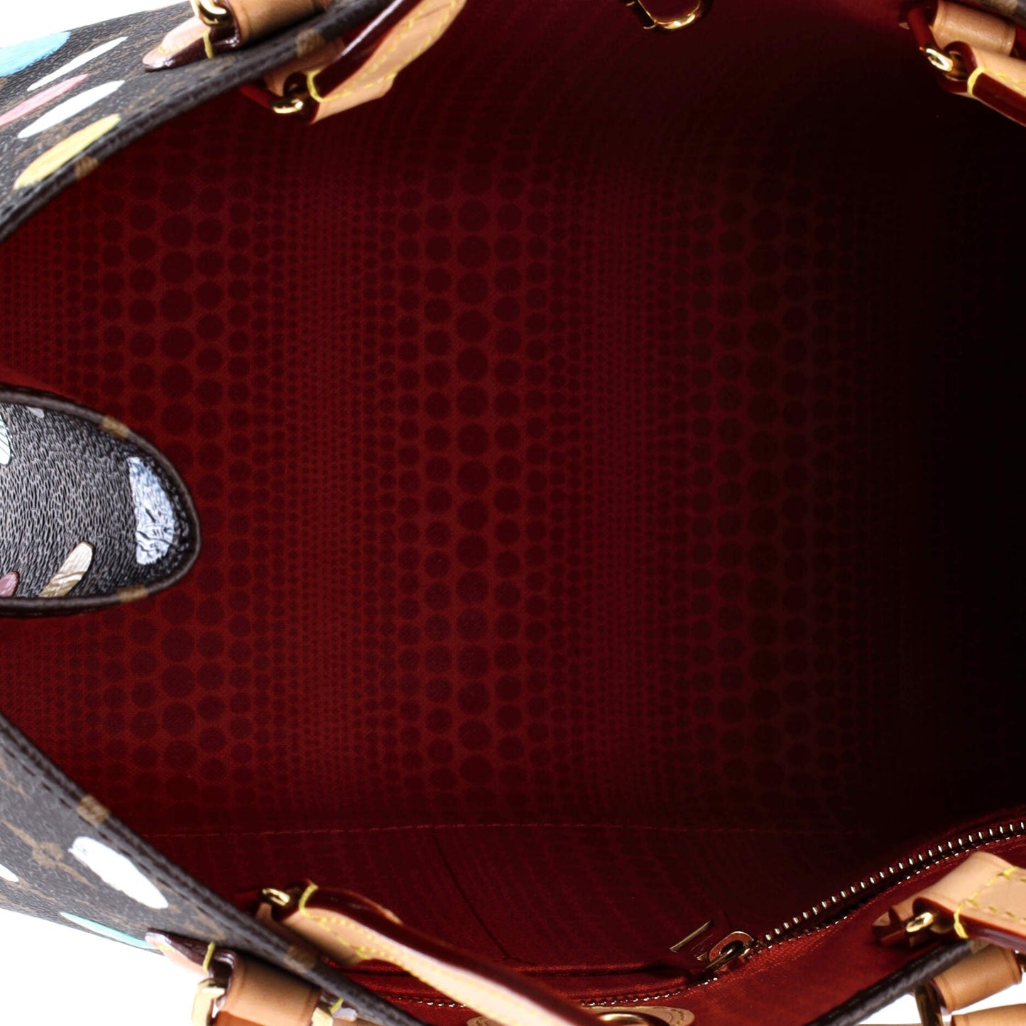 Louis Vuitton OnTheGo Tote Yayoi Kusama Painted Dots Monogram Canvas MM