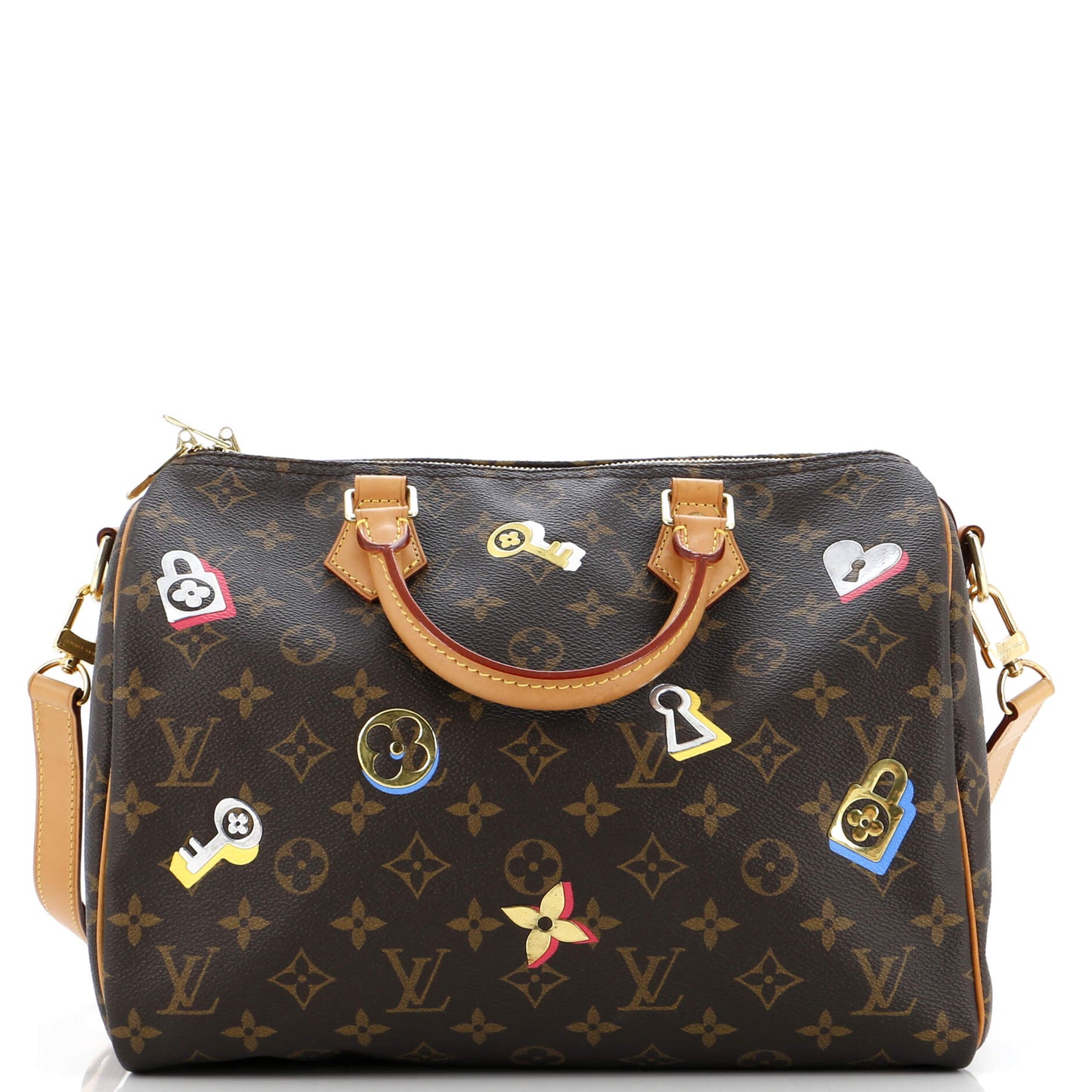 Louis Vuitton  Bandouliere Bag Limited Edition Love Lock Monogram Canvas 30