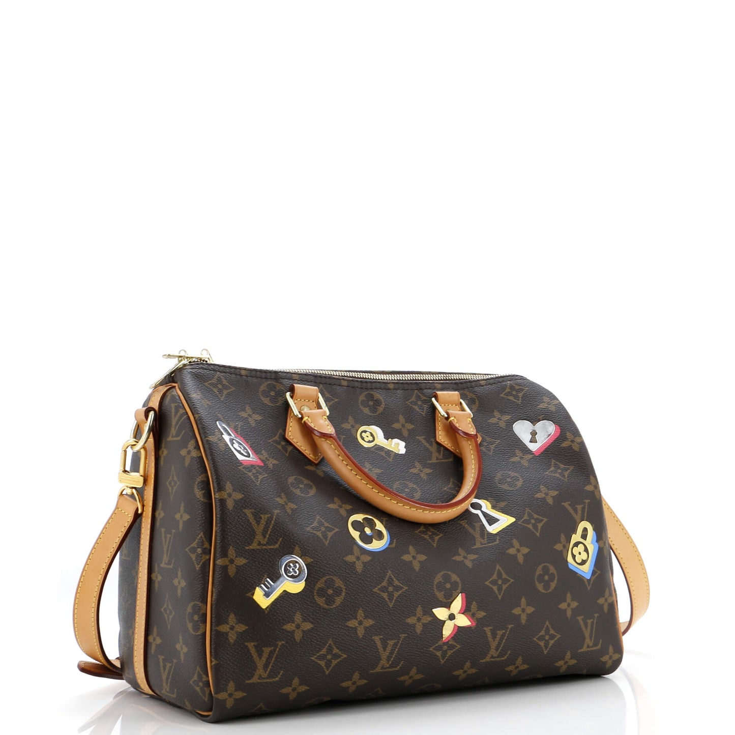 Louis Vuitton  Bandouliere Bag Limited Edition Love Lock Monogram Canvas 30