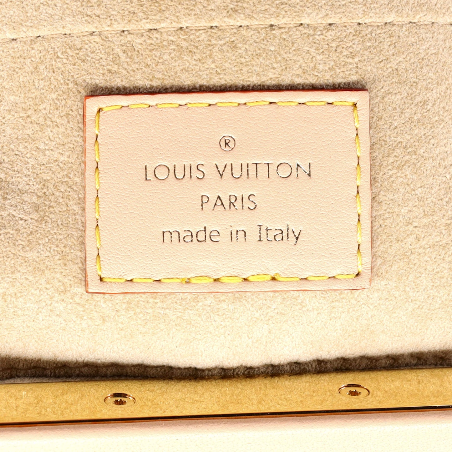 Louis Vuitton Monogram Top Handle Frame Clutch Monogram Canvas
