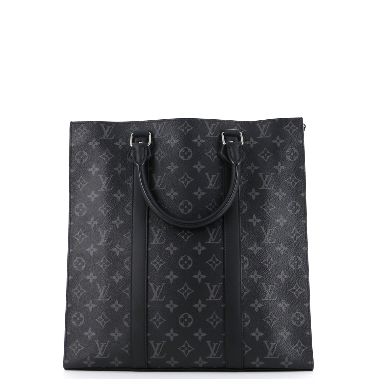Louis Vuitton Sac Plat Bag Monogram Eclipse Canvas