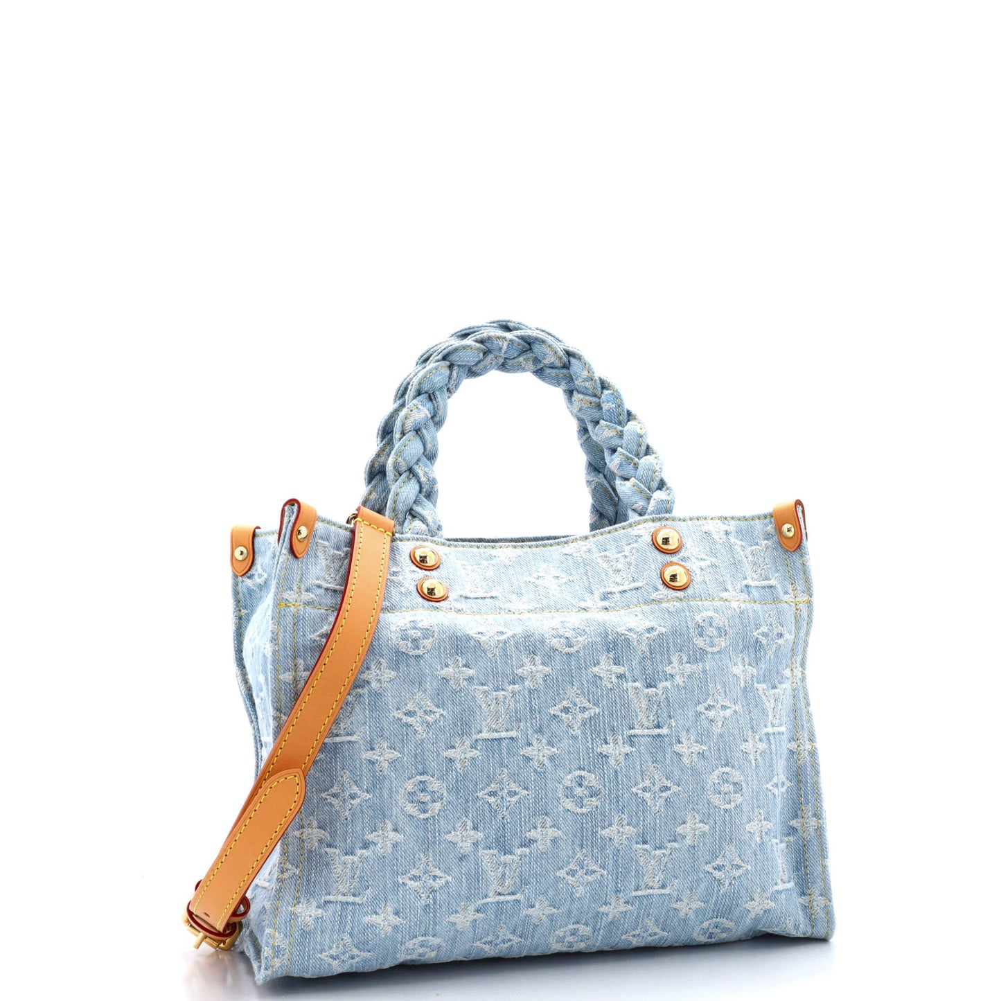 Louis Vuitton Let GO Handbag Monogram Denim PM