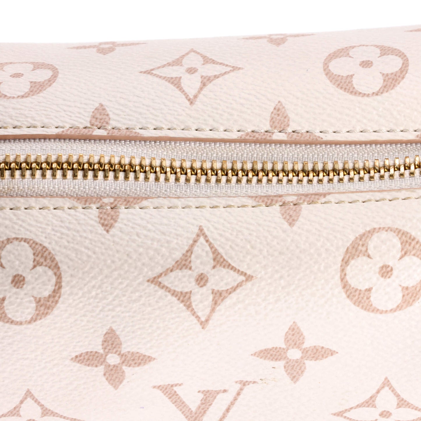 Louis Vuitton Side Trunk Handbag Monogram Dune Canvas MM