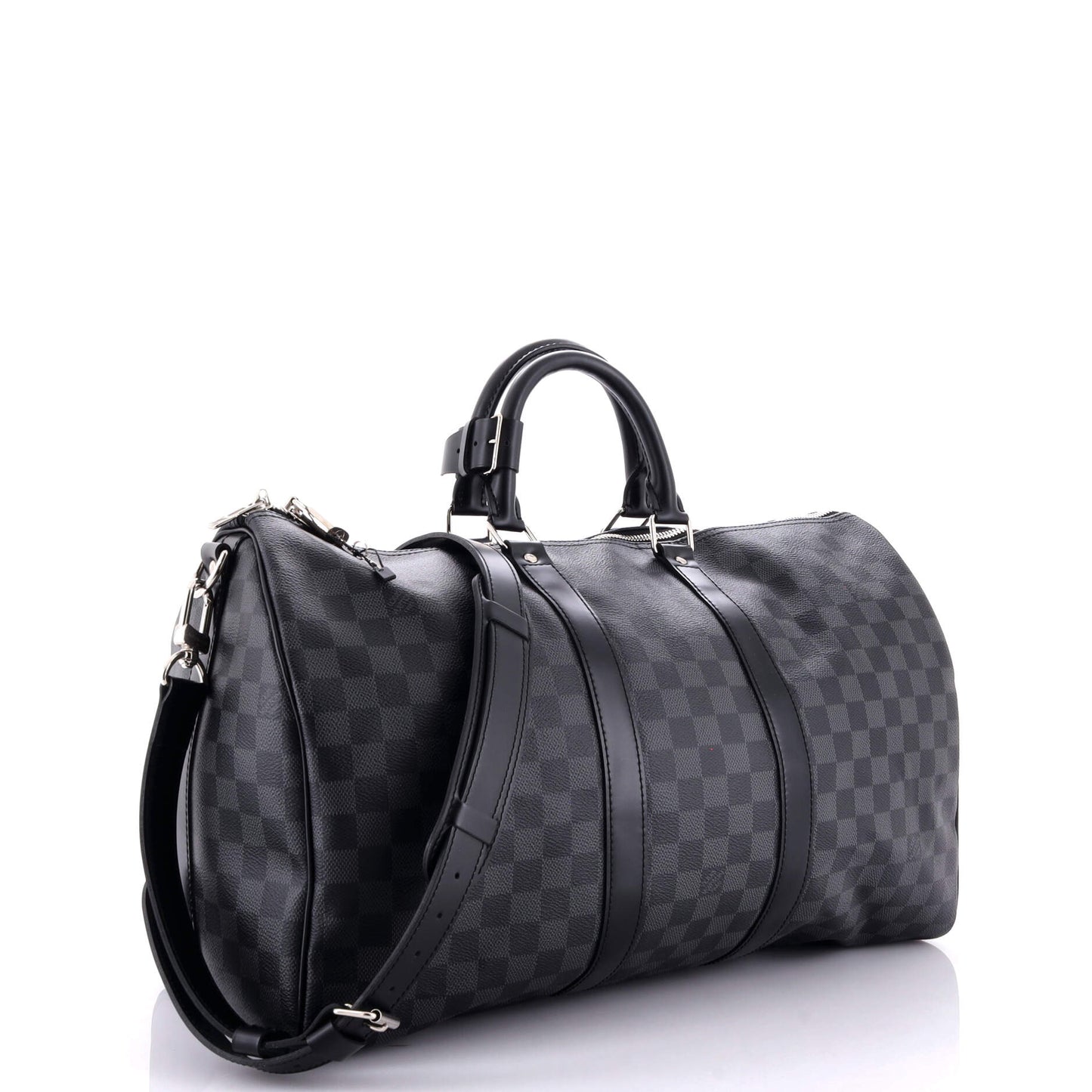 Louis Vuitton Keepall Bandouliere Bag Damier Graphite 45