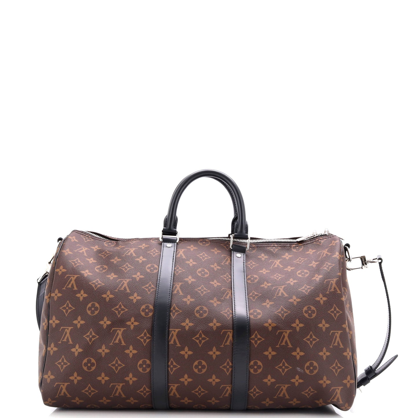 Louis Vuitton Keepall Bandouliere Bag Macassar Monogram Canvas 45