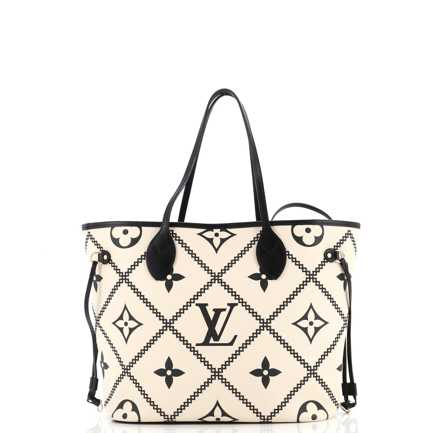 Louis Vuitton Neverfull NM Tote Monogram Empreinte Giant Broderies MM