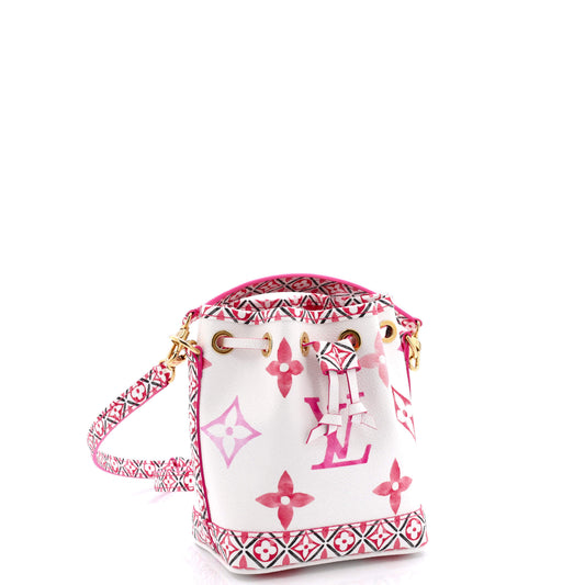 Louis Vuitton Noe NM Handbag By The Pool Monogram Watercolor Giant Nano