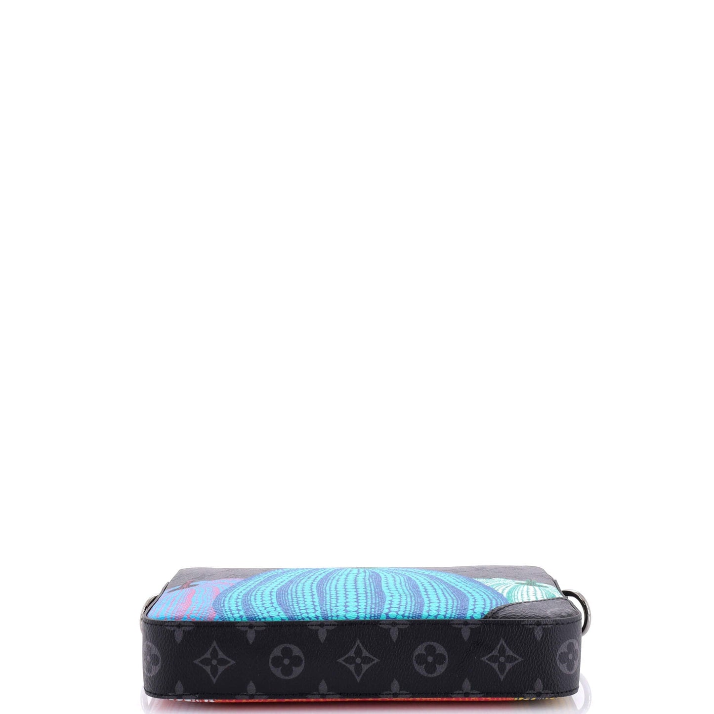 Louis Vuitton Trio Messenger Bag Yayoi Kusama Pumpkins Reverse Monogram Eclipse Canvas