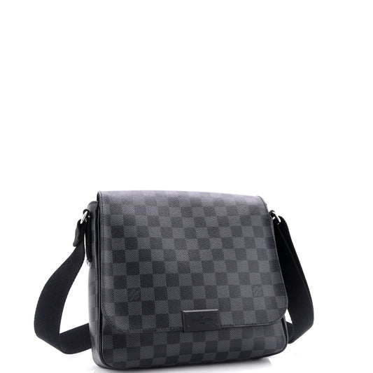 Louis Vuitton District Messenger Bag Damier Graphite PM