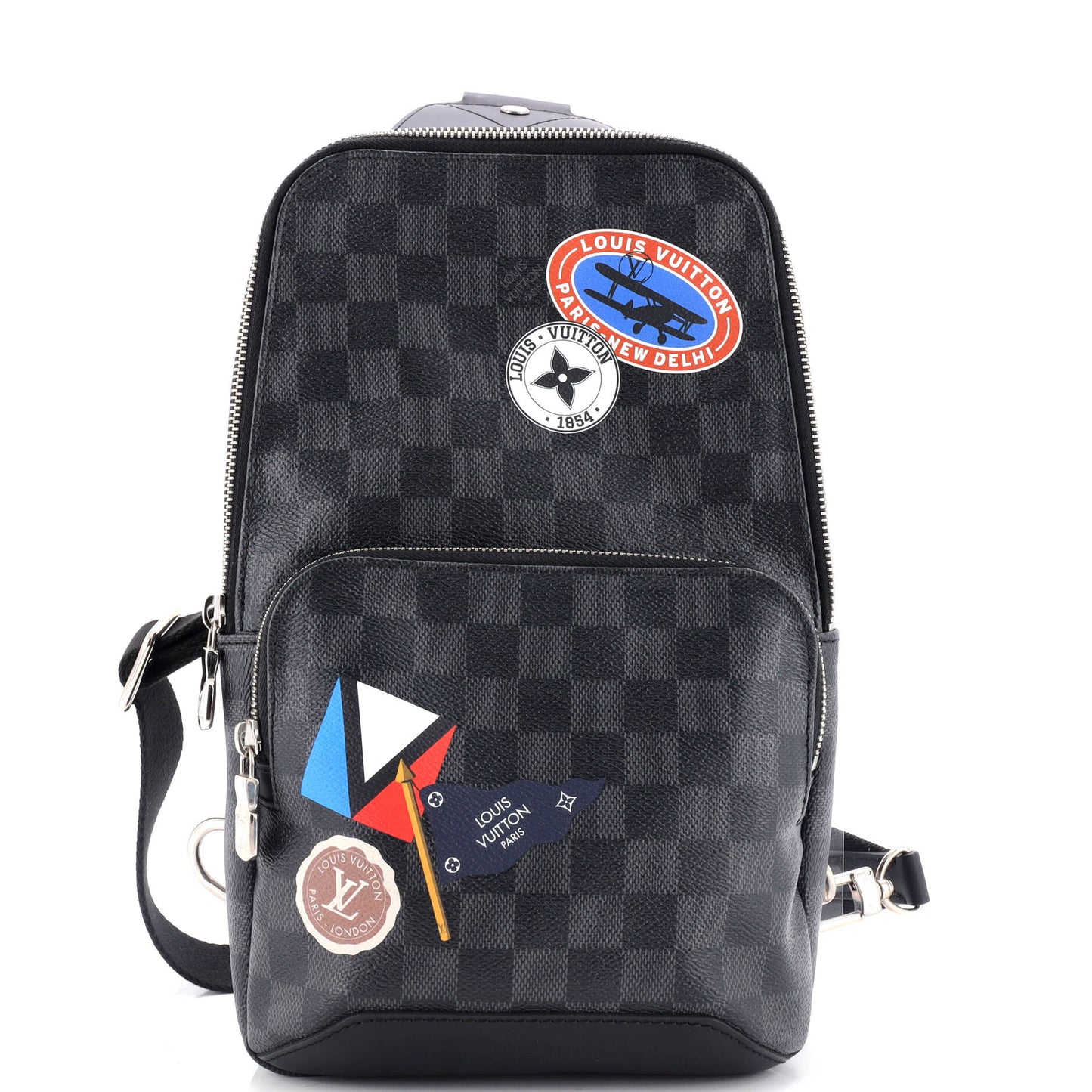 Louis Vuitton Avenue Sling Bag Limited Edition Damier Graphite LV League