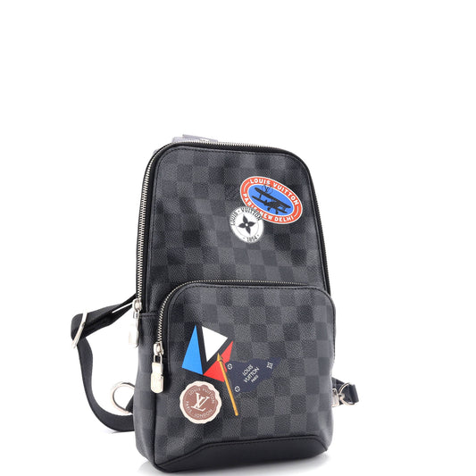 Louis Vuitton Avenue Sling Bag Limited Edition Damier Graphite LV League