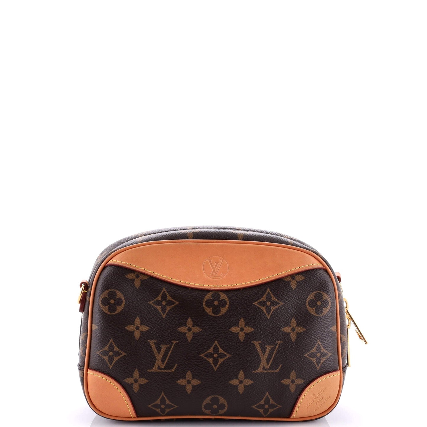 Louis Vuitton Deauville Handbag Monogram Canvas Mini