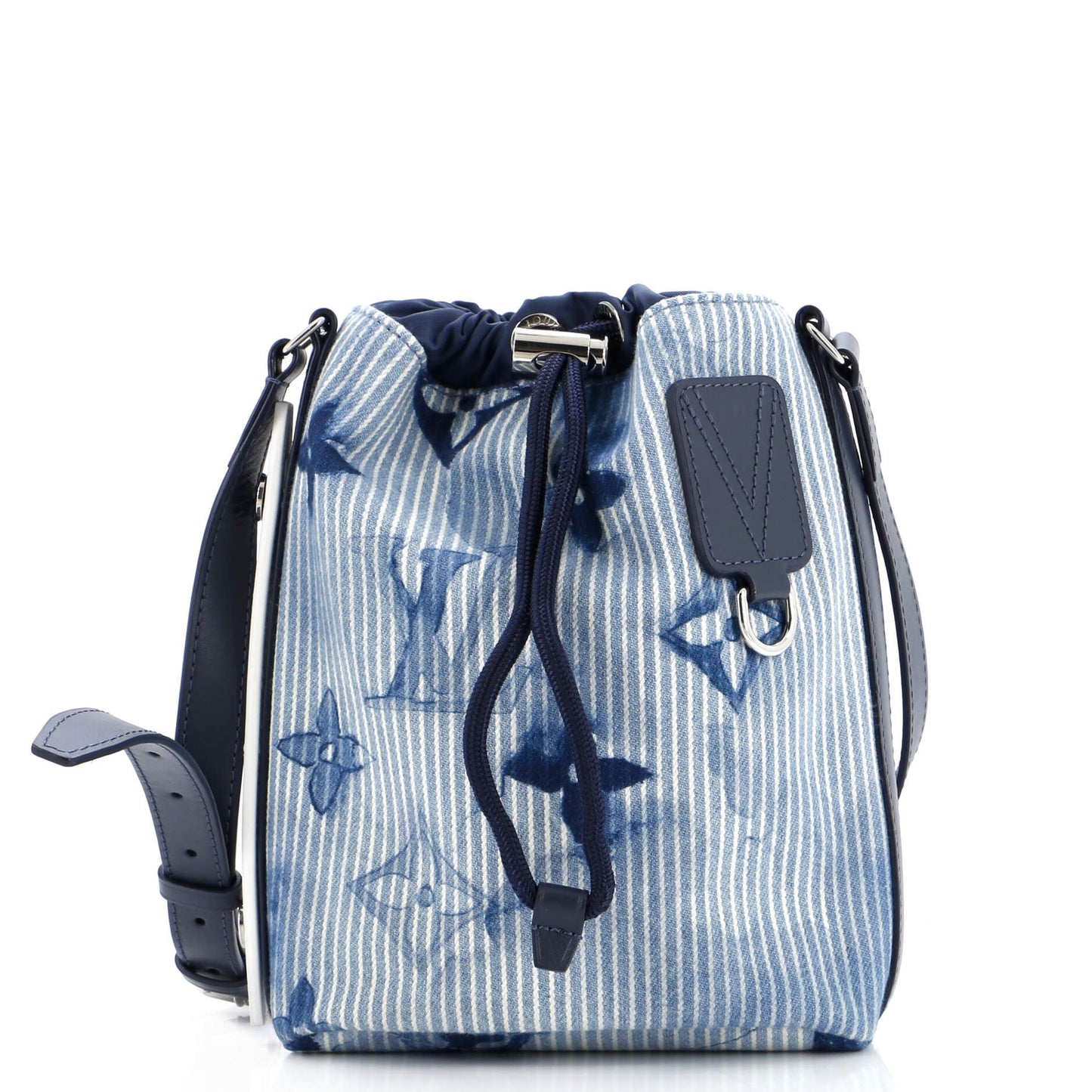 Louis Vuitton Sac Marin Bag Limited Edition Monogram Watercolor Stripes Denim BB