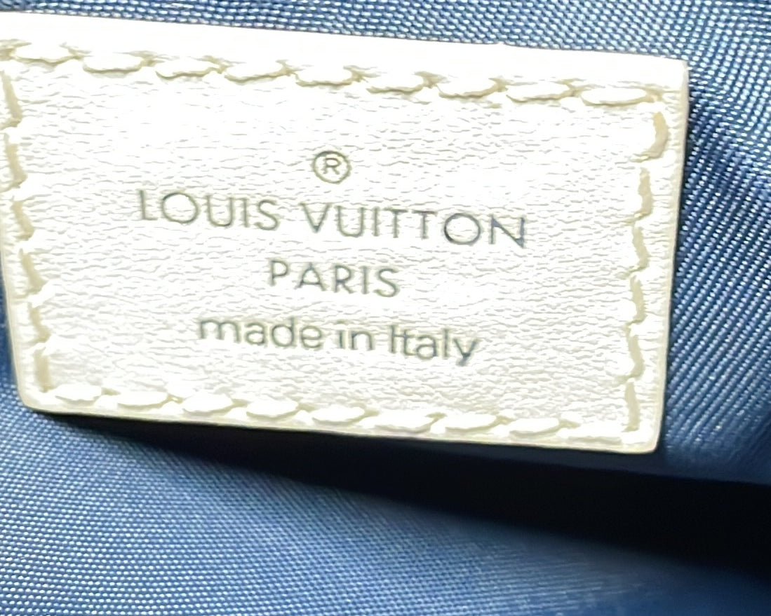 Louis Vuitton Sac Marin Bag Limited Edition Monogram Watercolor Stripes Denim BB
