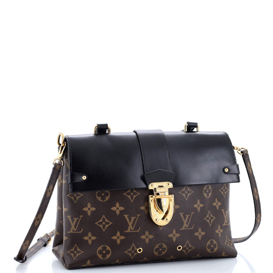 Louis Vuitton One Handle Flap Bag Monogram Canvas and Leather MM