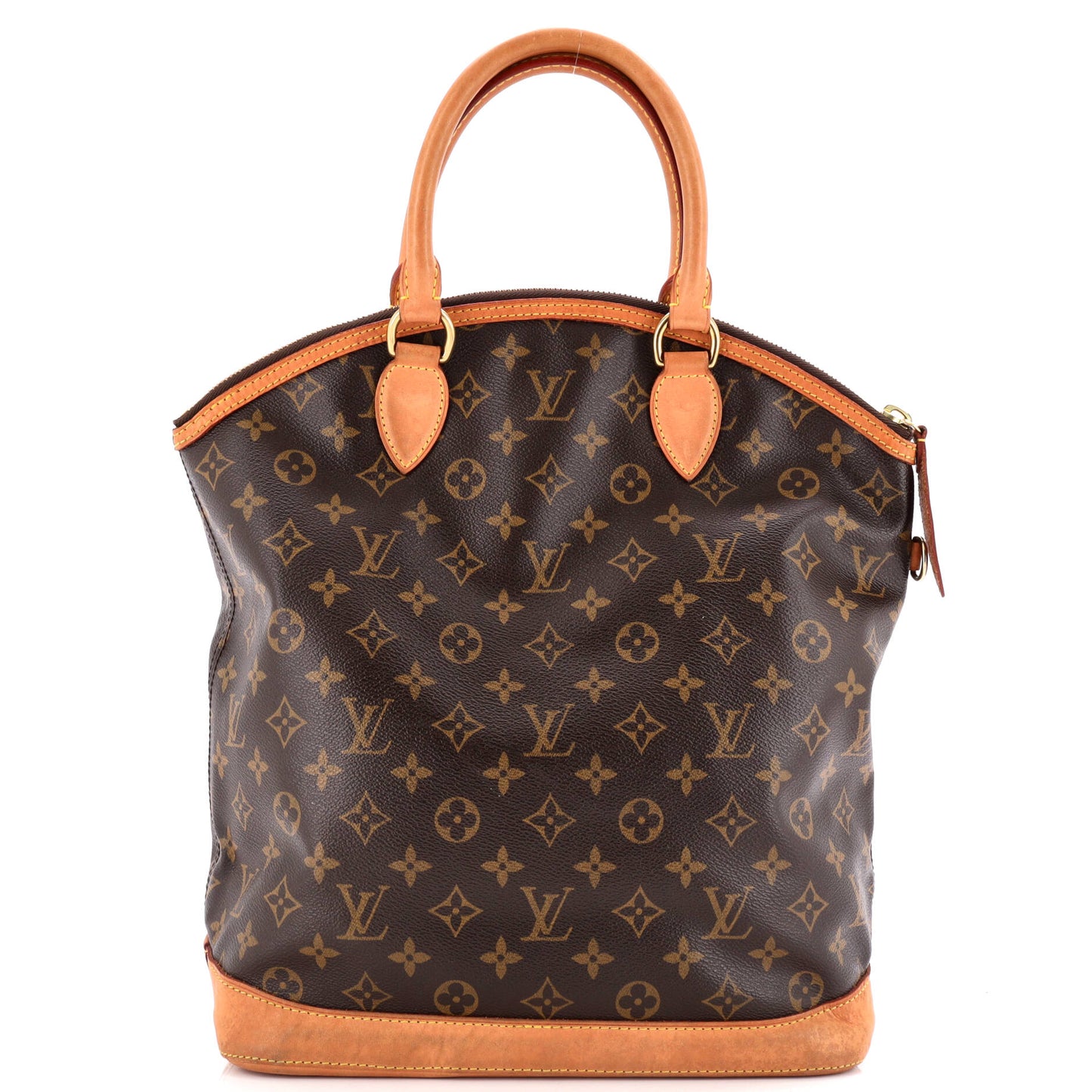 Louis Vuitton Lockit Handbag Monogram Canvas Vertical