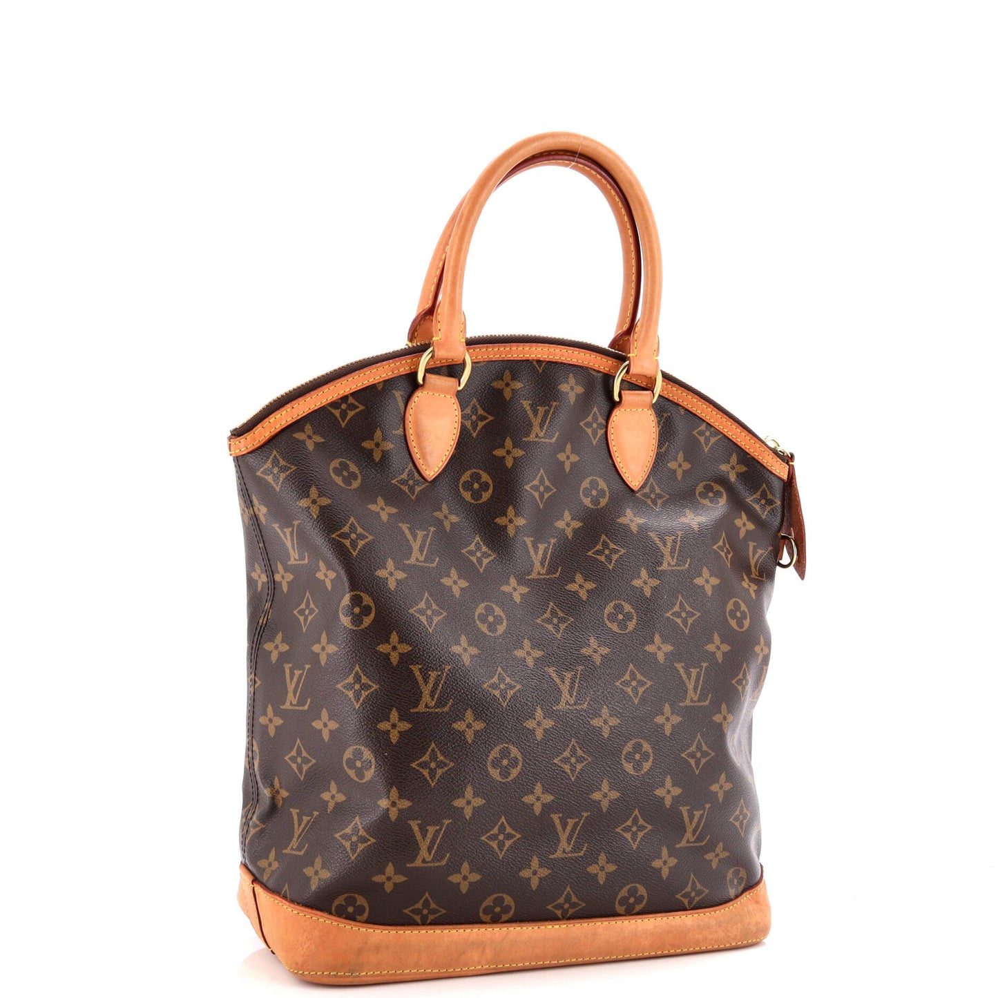 Louis Vuitton Lockit Handbag Monogram Canvas Vertical